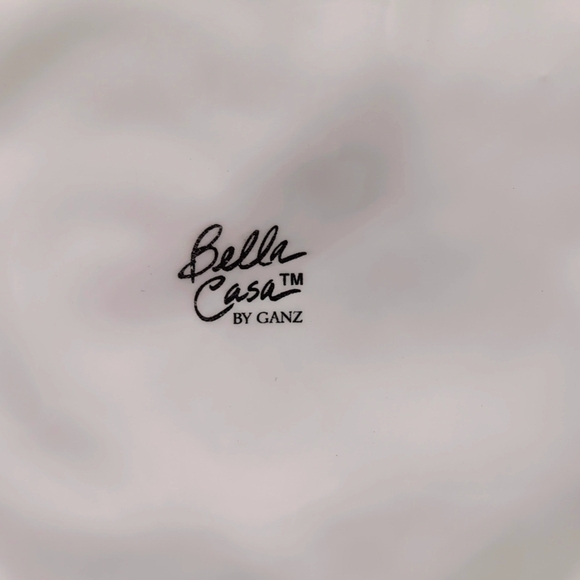 Bella Casa By Ganz Octagonal Rooster Plate With Wall Hanger - Picture 5 of 6